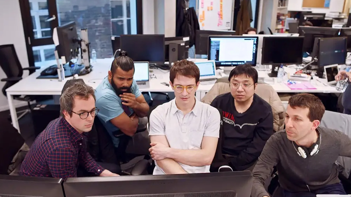 AlphaGo in training.